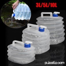 3L/5L/10L Folding Water Bag Portable Plastic Drinking Water Carrier Bag Storage Container For Outdoor Camping Hiking Picnic BBQ